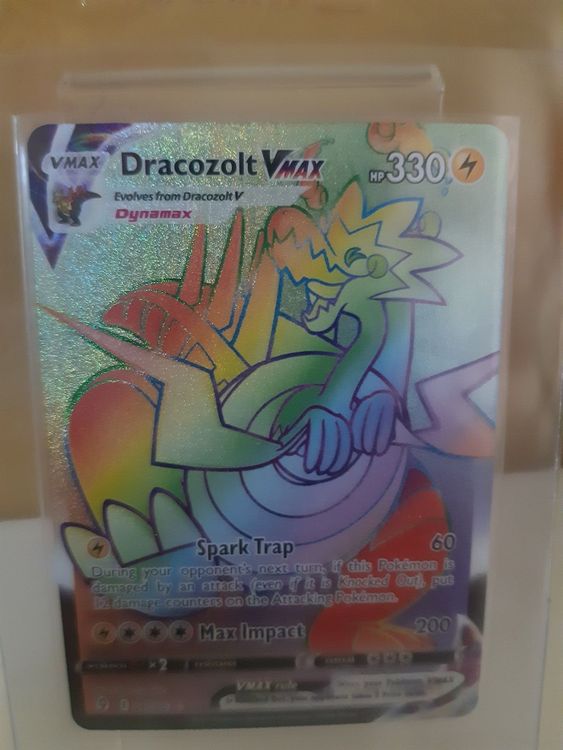 Pokemon Dracozolt VMAX Rainbow Evolving Skies Kaufen Auf Ricardo