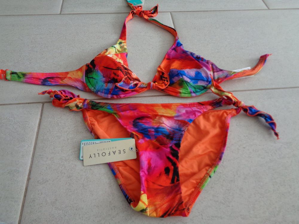 SEAFOLLY BIKINI GR 36 NEU Neu gemäss Beschreibung in Rotkreuz für