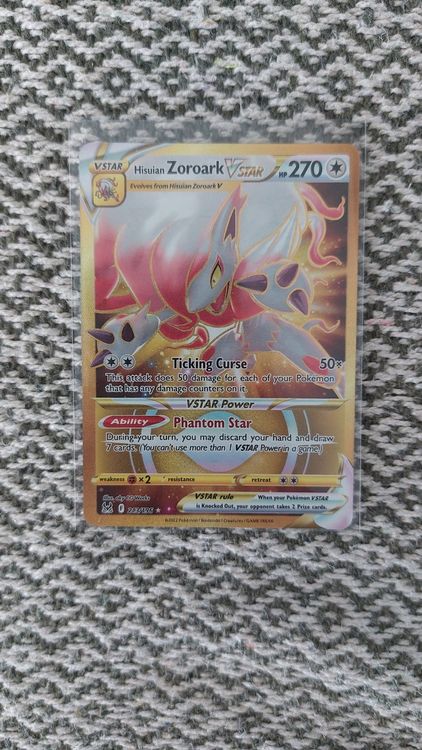 Hisuian Zoroark Vstar Gold Lost Origin Kaufen Auf Ricardo