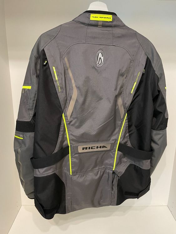 Motorradjacke Richa Infinity 2 grau schwarz gelb Grösse L Kaufen