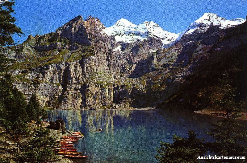 Oeschinensee Bei Kandersteg 1986 Kaufen Auf Ricardo