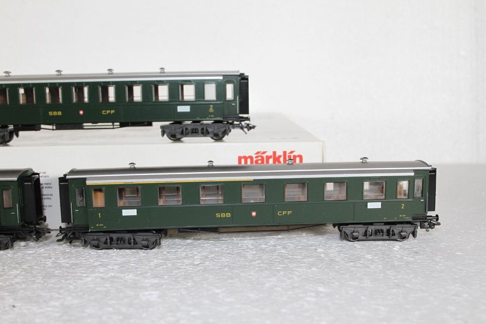 M Rklin Wagen Set Schweizer Oldtimer Personenzug Kaufen Auf