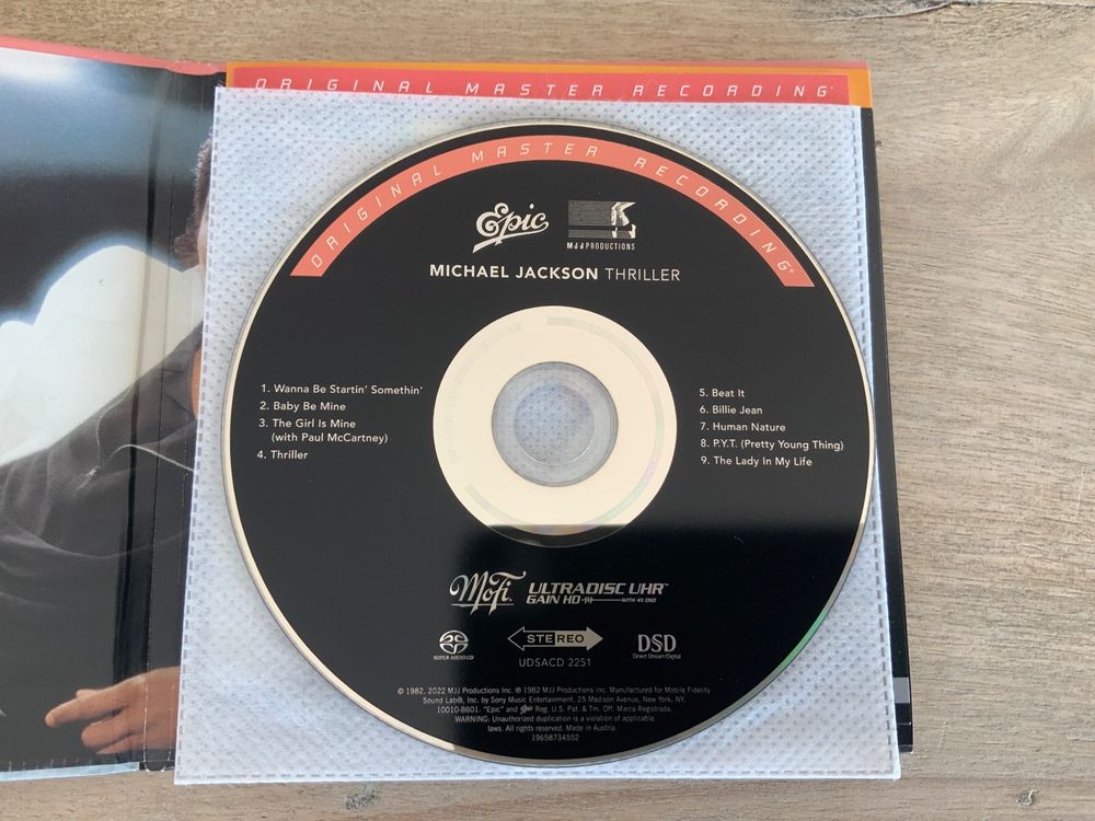 MFSL SACD Michael Jackson Thriller Kaufen Auf Ricardo