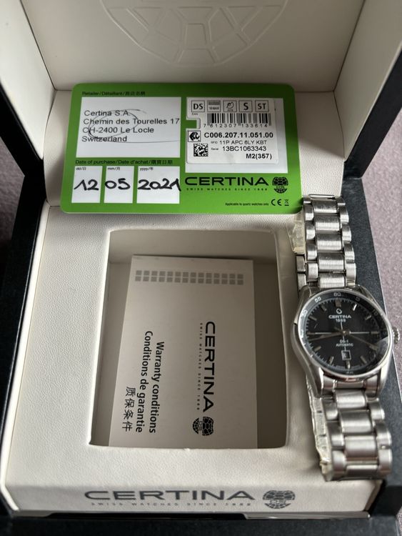 Certina Ds Automatic Lady Damenuhr Kaufen Auf Ricardo