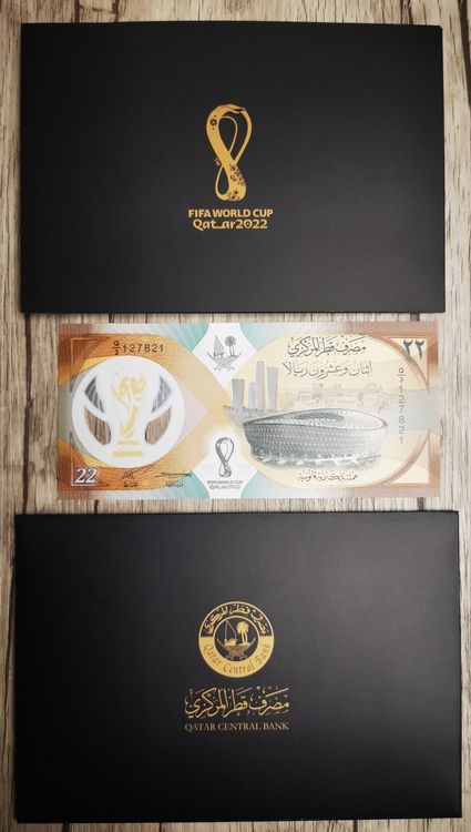 Qatar 22 Riyal Polymer Fifa World Cup UNC Kaufen Auf Ricardo