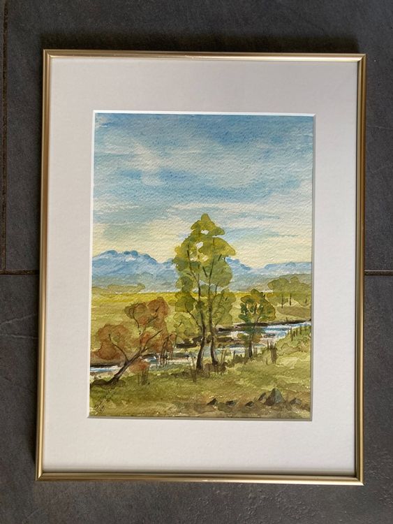 Gem Lde Aquarell Landschaft Signiert S Zanin Kaufen Auf Ricardo