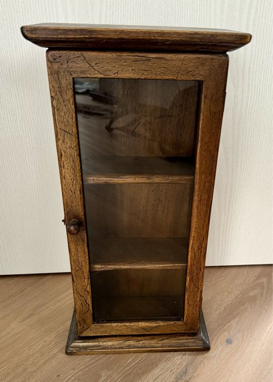 Kleine Vitrine Wandvitrine Vitrinchen Holz Vintage Kaufen Auf Ricardo