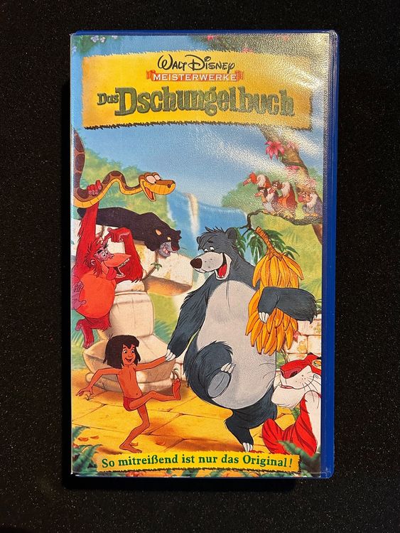 Vhs Walt Disney Das Dschungelbuch Original Verfilmung Kaufen Auf