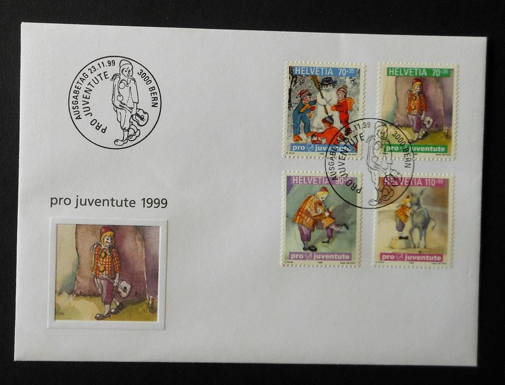 PRO JUVENTUTE 1999 FDC SERIE COMPLETE Kaufen Auf Ricardo