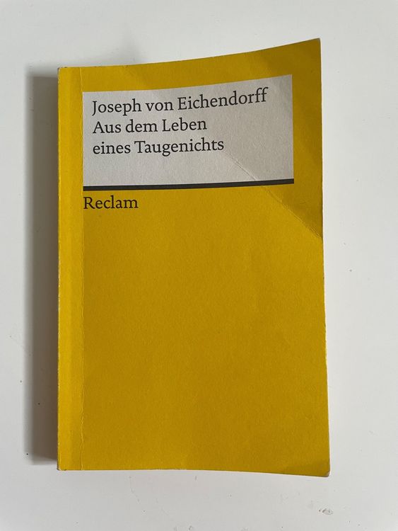 Aus Dem Leben Eines Taugenichts Joseph Von Eichendorff Kaufen Auf