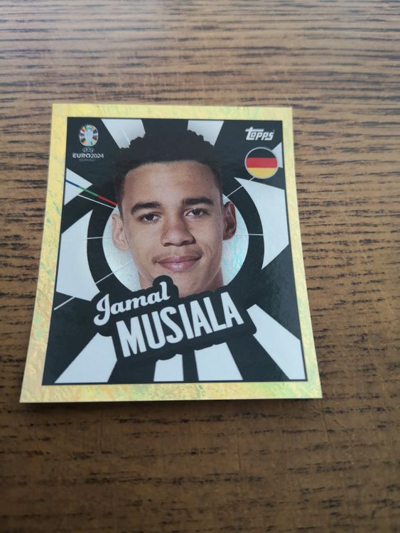 TOPPS EURO 2024 GER PTW JAMAL MUSIALA IN GOLD RAR Kaufen Auf