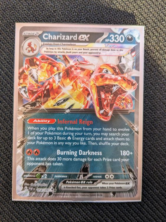 Pokémon Karte Charizard Glurak EX SVI PAF 054 EN Kaufen auf