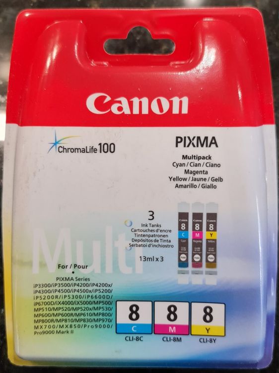 Canon Pixma Tinte CLI 8 Multipack Chromalife100 Kaufen Auf Ricardo