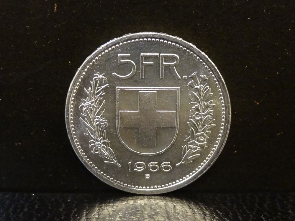 5 Franken Silber 1966 Fünfliber Münze Kaufen auf Ricardo