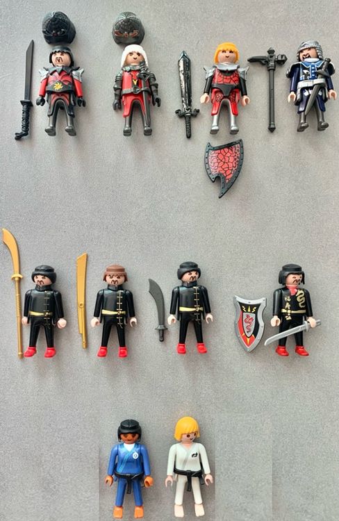 Playmobil Figurenset Zehn Figuren Samurai Ninja Judo Kaufen Auf