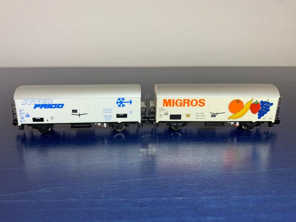 2x Kühlwagen Frigorifiques SBB CFF MIGROS FS INTERFRIGO Acheter