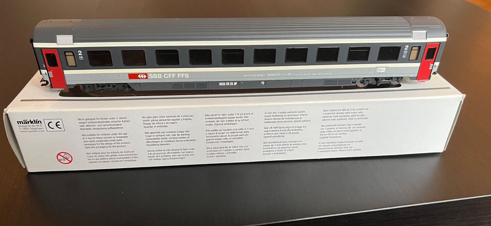 H M Rklin Sbb Personenwagen Eurocity Grau Kaufen Auf Ricardo