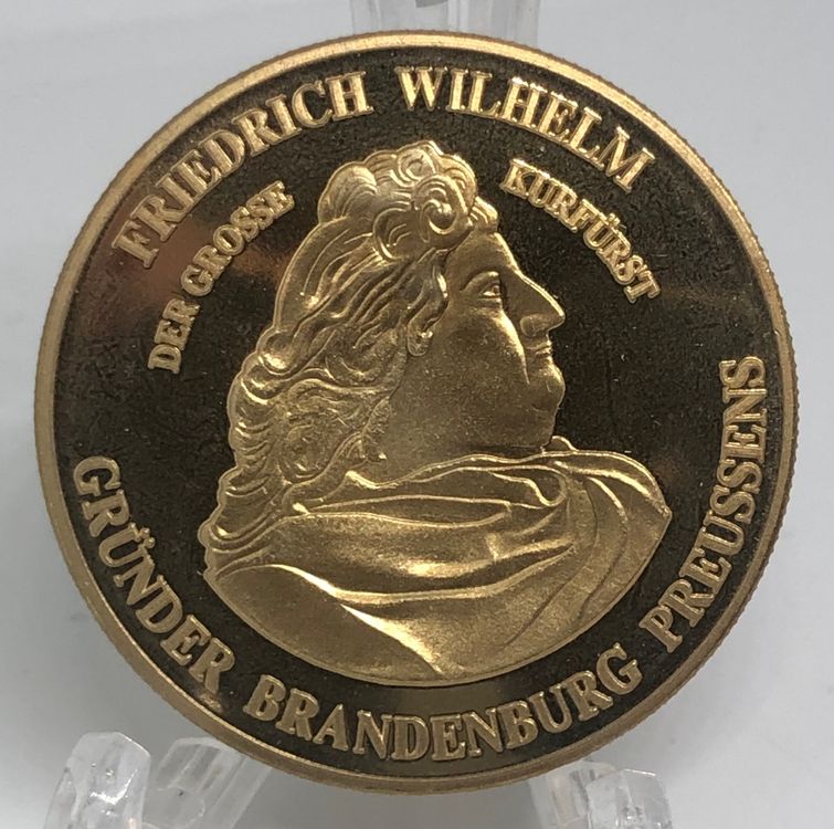 Preussen Friedrich Wilhelm M Daille Vergoldet Kaufen Auf Ricardo