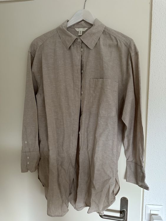 NEU Leinen Hemd Bluse Beige Nude Oversized Grösse S Kaufen auf Ricardo