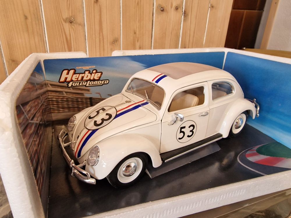 68 VW Käfer Herbie 1 18 Bburago Kaufen auf Ricardo