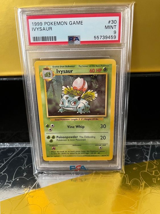 Pokemon PSA 9 Ivysaur Base 1999 Kaufen Auf Ricardo