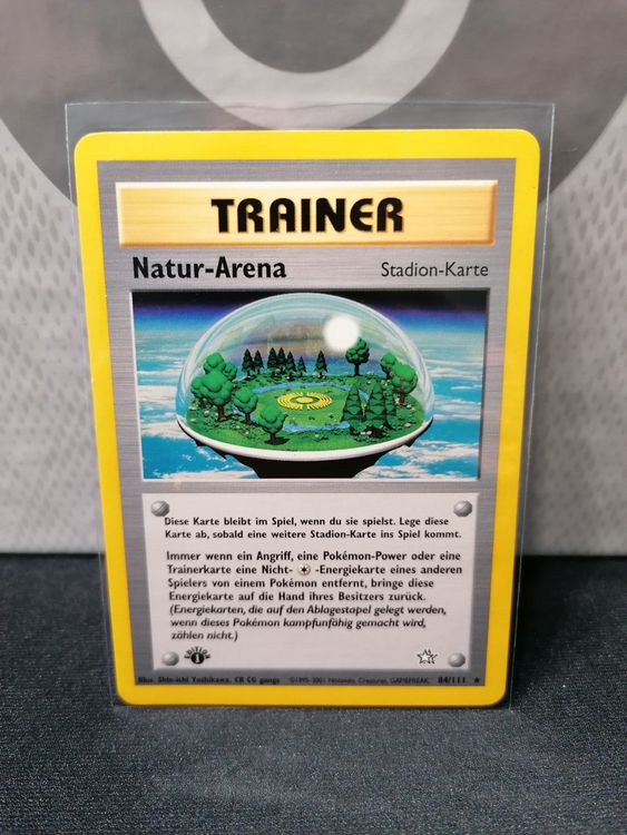 1 EDITION NATUR ARENA NEO GENESIS 2001 POKEMON KARTE Kaufen Auf Ricardo