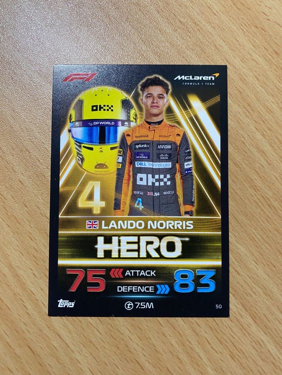 Topps Turbo Attax 2023 Lando Norris McLaren Kaufen Auf Ricardo