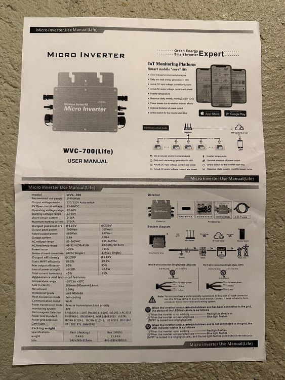 Wechselrichter Micro Inverter Wireless Series R Wvc W Kaufen Auf