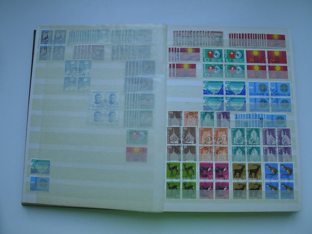 Sammlung In 4 Alben Mit Schweizer Briefmarken Von 1960 77 Kaufen Auf