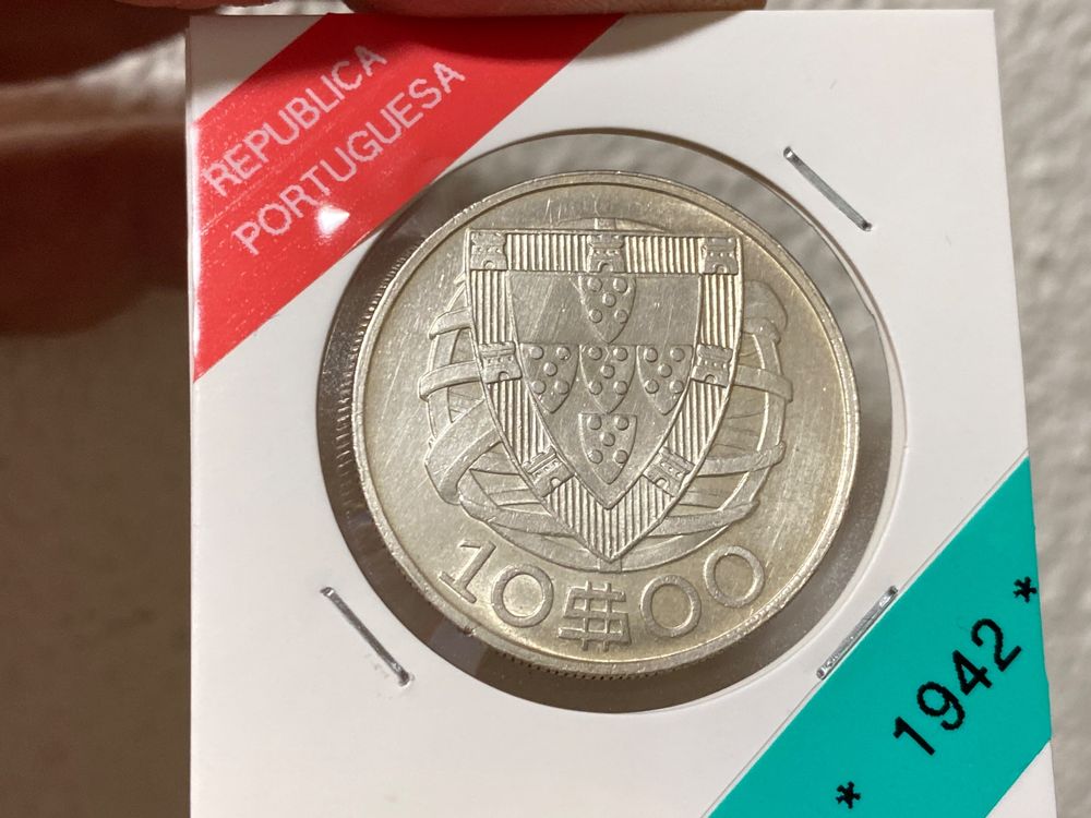 1942 10 Escudos Silber Soberba Portugal Kaufen Auf Ricardo