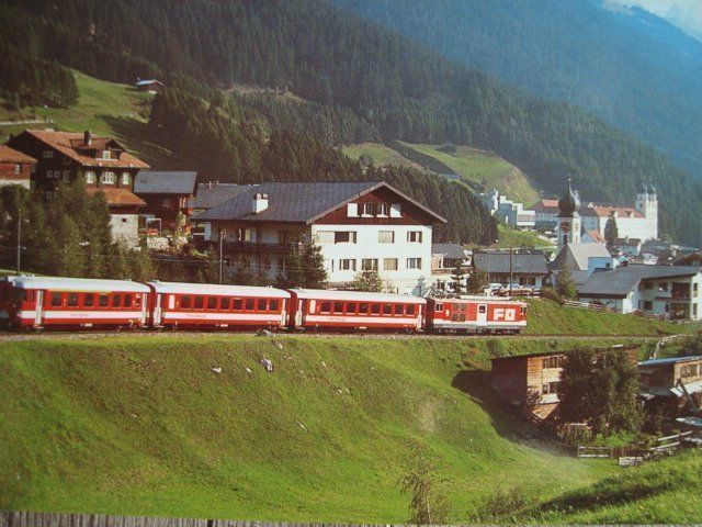 Fo Furka Oberalp Bahn Mit E Gep Cktriebwagen Deh Nr Kaufen