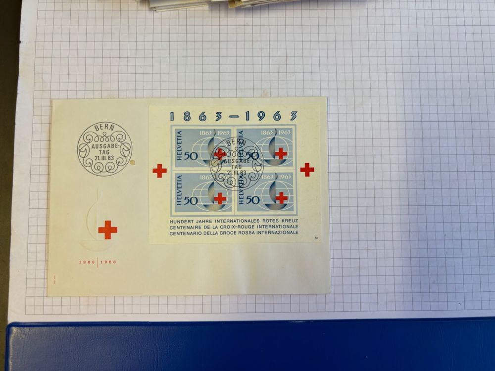 Block Jahre Internationales Rotes Kreuz Fdc Kaufen Auf