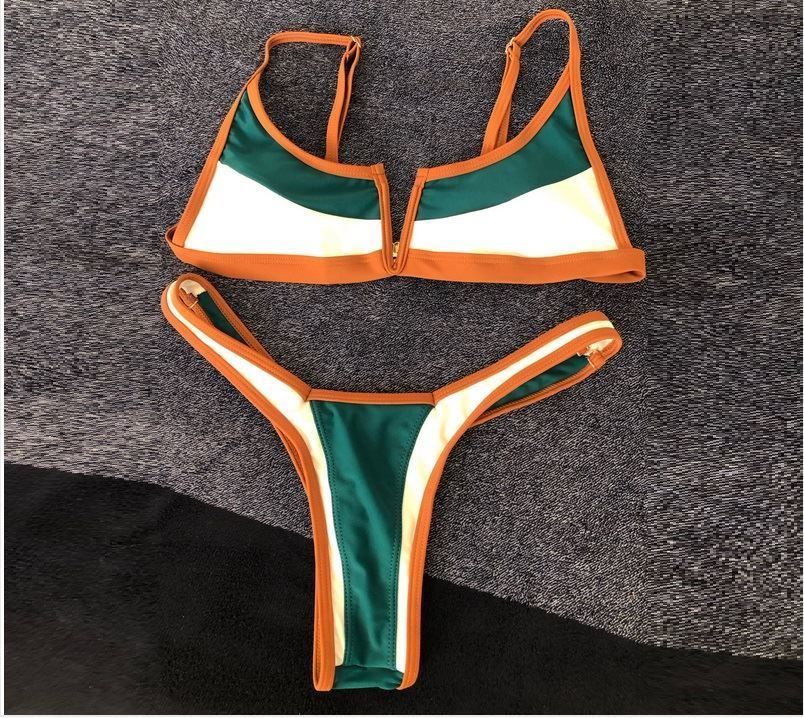 Bikini Retro Patchwork Tricolor L Kaufen Auf Ricardo