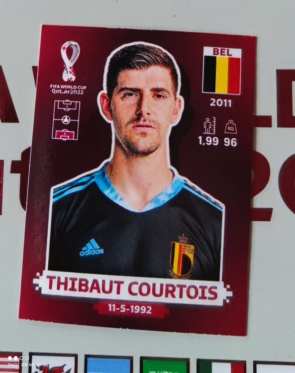 Panini Wm Thibaut Courtois Nr Bel Kaufen Auf Ricardo