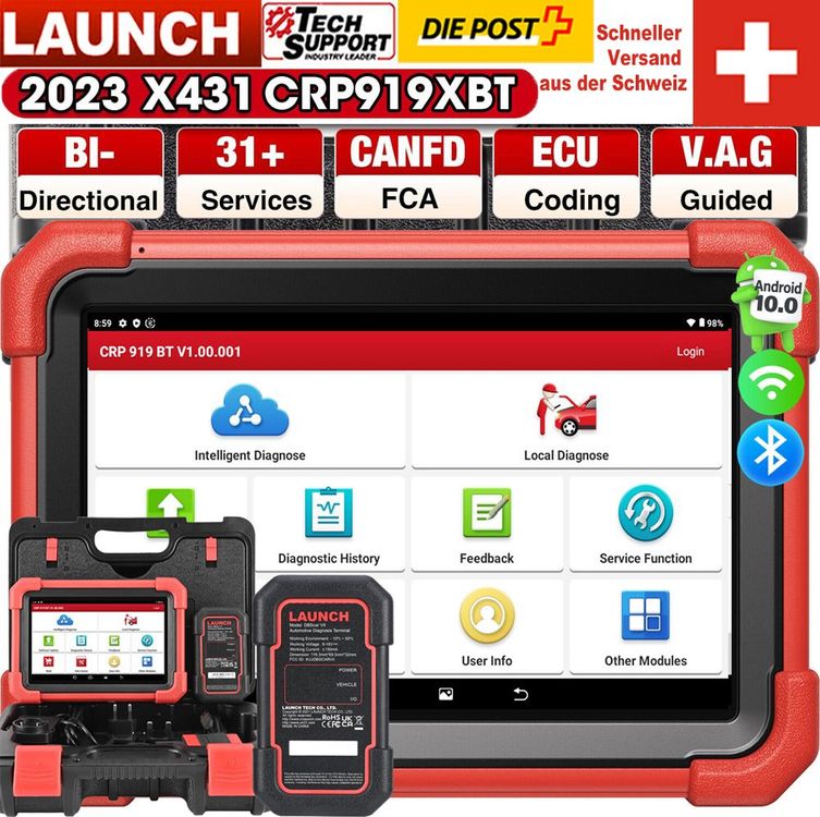 Launch Crp X Bt Profi Obd Scanner Diagnoseger T Kaufen Auf