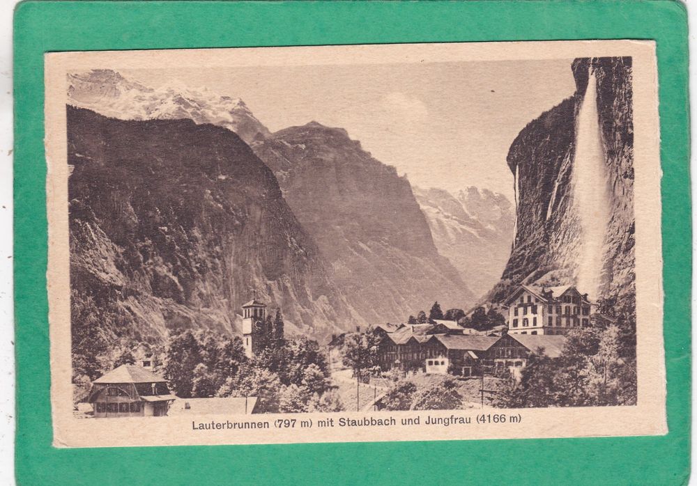 Lauterbrunnen Mit Staubbach Und Jungfrau Kaufen Auf Ricardo