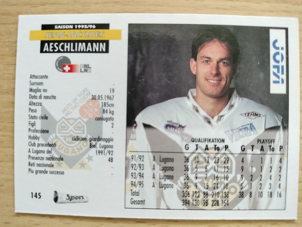 Alte Schweizer Eishockey Spieler Karten Hc Lugano Kaufen