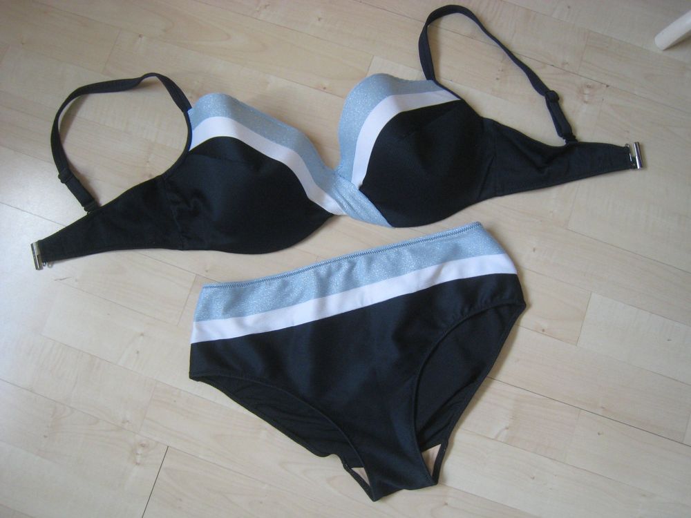 MARIE JO Bikini Oberteil Slip Gr 90 E 42 mit Bügel Gebraucht in