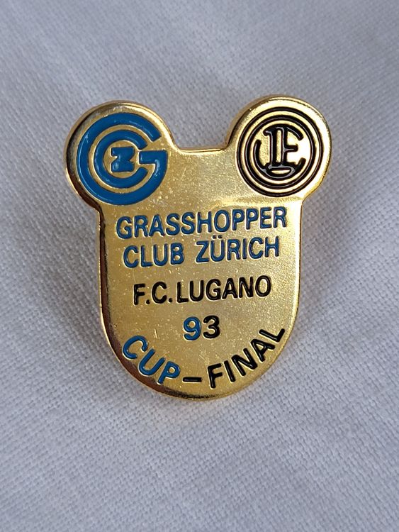 Vintage GCZ GRASSHOPPERS ZÜRICH CUP FINALE 1993 PIN Kaufen auf Ricardo