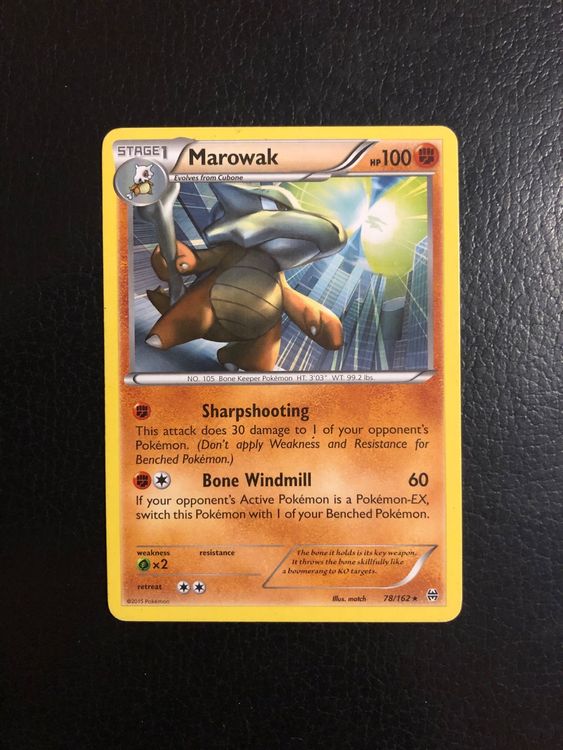 XY Breakthrough Marowak Rare 78 162 Ab 1 Kaufen Auf Ricardo