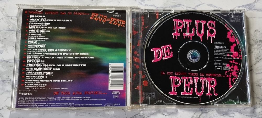 Cd Plus De Peur Musiques A Ne Pas Ecouter La Nuit Kaufen