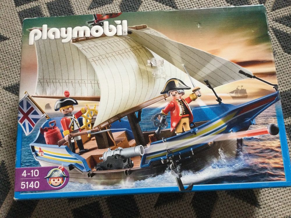 Playmobil Rotrock Kanonensegler Segelboot Pirat Neu Kaufen