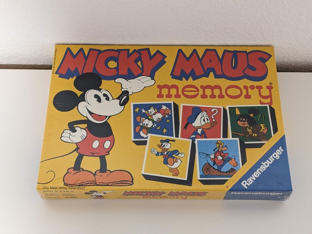 Ravensburger Micky Maus Memory Spiel Legespiel Vintage Kaufen Auf