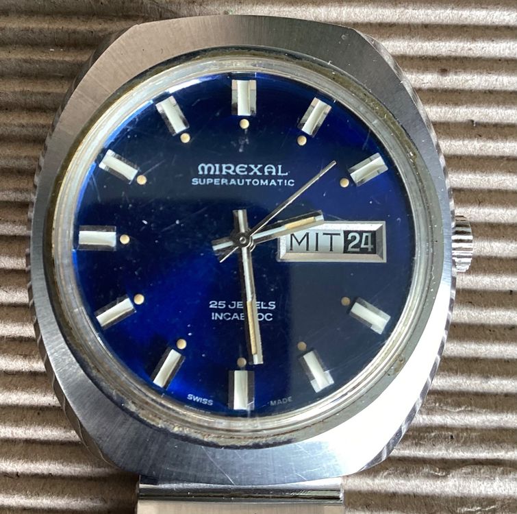 Vintage Mirexal Automatik Armbanduhr Kaufen Auf Ricardo