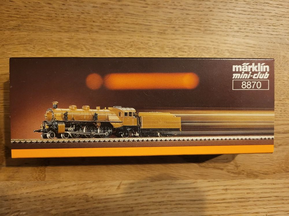 Märklin Z 8870 Dampflokomotive Acheter sur Ricardo