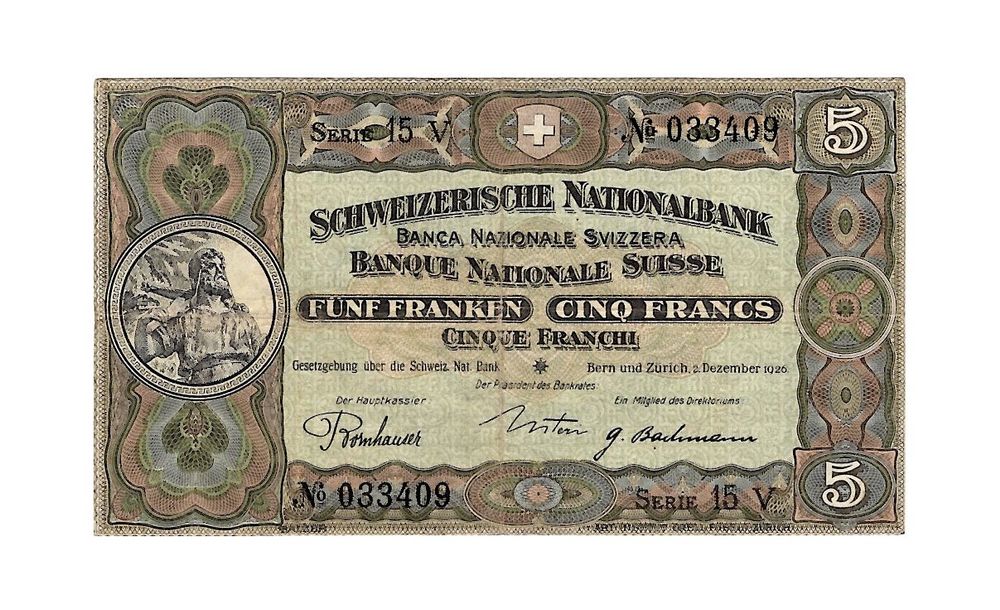 Banknote Franken Kaufen Auf Ricardo