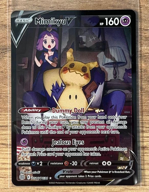 Mimikyu V TG16 30 Pokemon Brilliant Stars Trainer Gallery 3 Kaufen