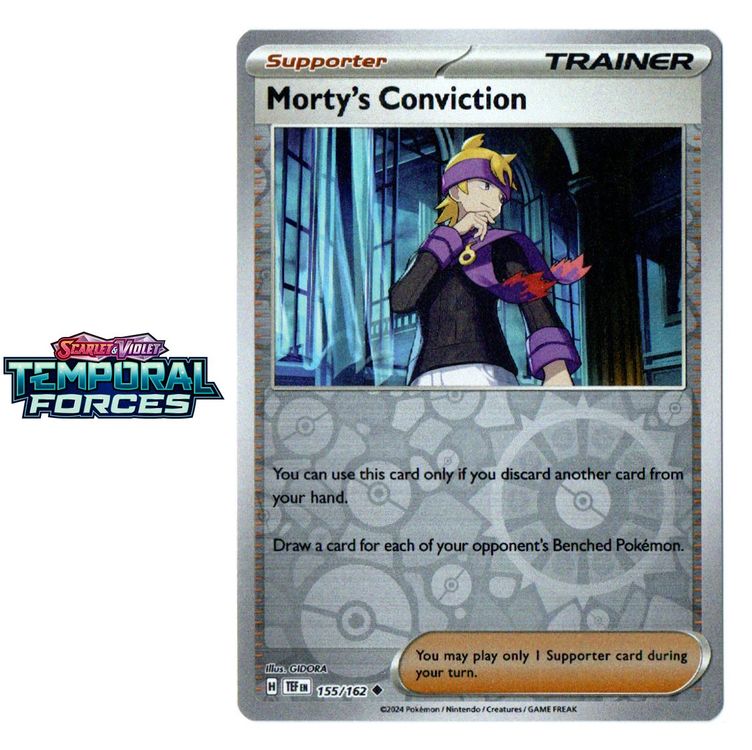 Temporal Forces Mortys Conviction Reverse Holo 155 162 EN Kaufen Auf