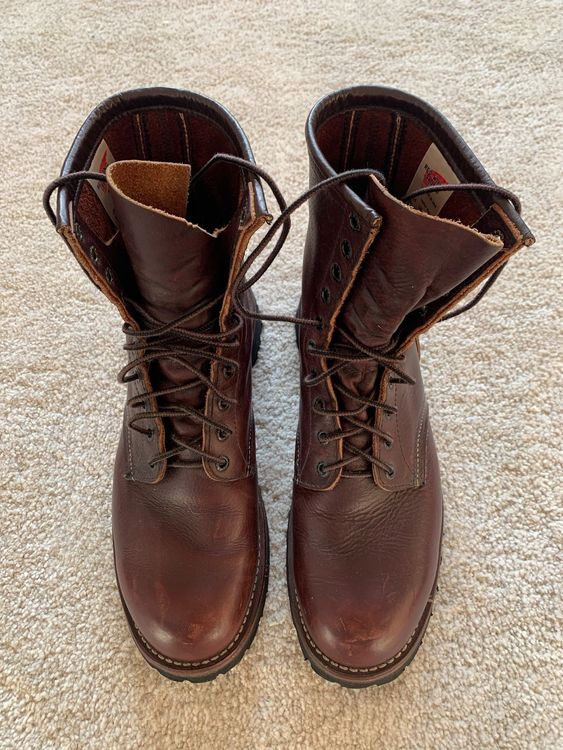 Red Wing 4585 Logger Briar Oil Slick Discontinued 9 5 Kaufen Auf