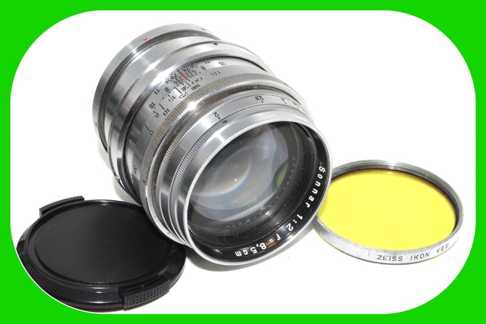 CARL ZEISS SONNAR 2 8 5 cm für CONTAX Gelb Filter Kaufen auf